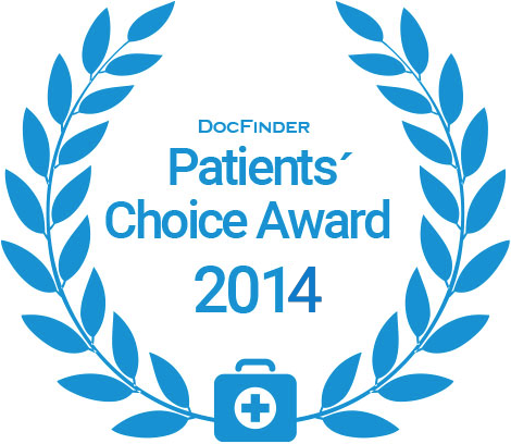 Docfinder Patients' Choice Award 2014